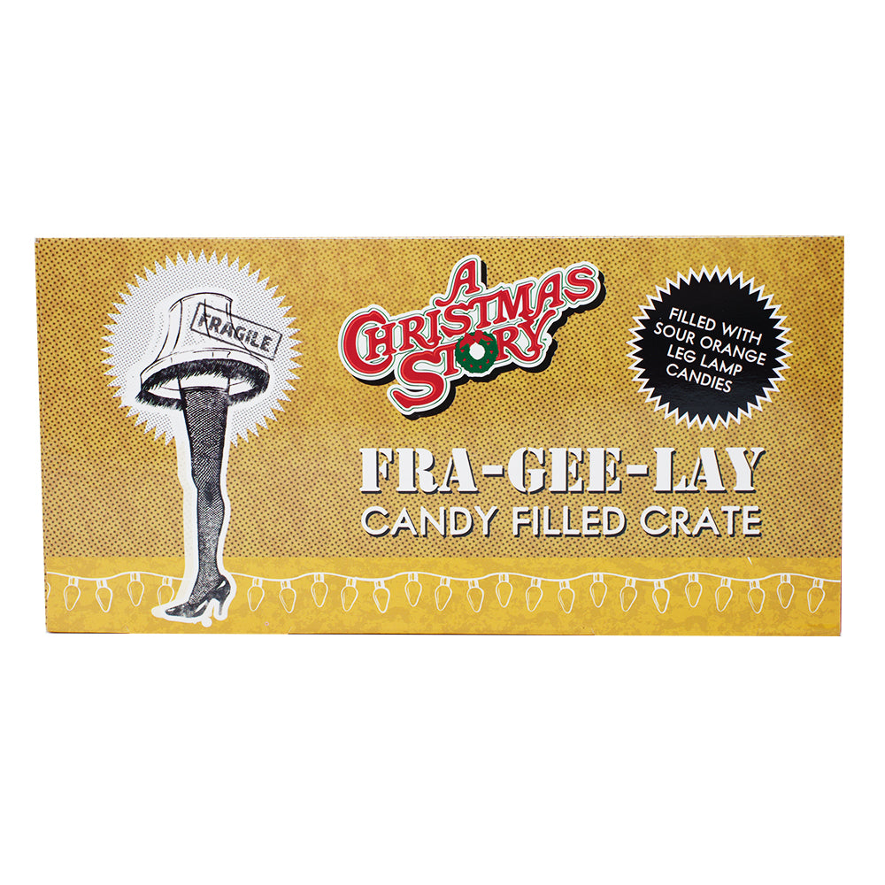 A Christmas Story Fra-Gee-Lay Crate - 1.5oz - Christmas Candy - Stocking Stuffer - Secret Santa - Sour Candy