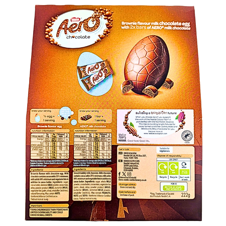 Aero Brownie Flavoured Egg (UK) - 236g