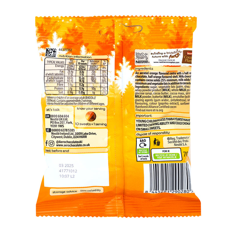 Aero Bubbles Orange Pouch (UK) - 70g v