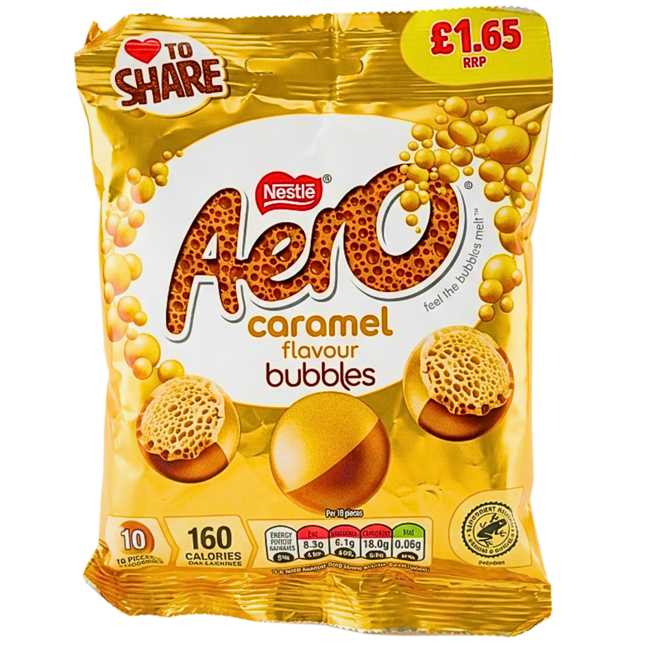 Aero Caramel Bubbles (UK) - 80g