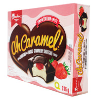 Vachon Ah Caramel Strawberry Shortcake 12 Pack - 336g - Vachon Ah Caramel Strawberry Shortcake - Strawberry Bliss - Caramel Delight - Sweet Dessert Adventure - Shortcake Magic - Irresistible Charm - Mini Celebration - Flavour Symphony - Strawberry Ecstasy - Decadent Snacking - Caramel Candy - Strawberry Candy