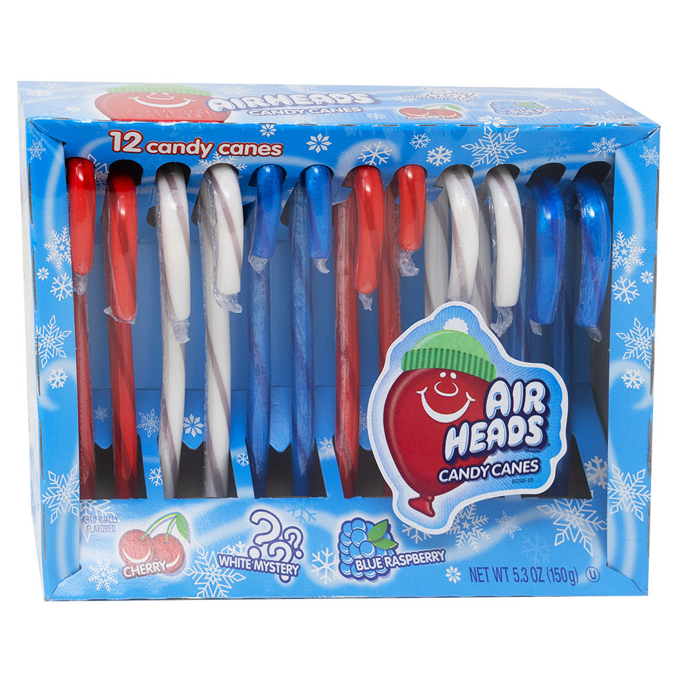 Christmas Airheads Candy Canes 12ct