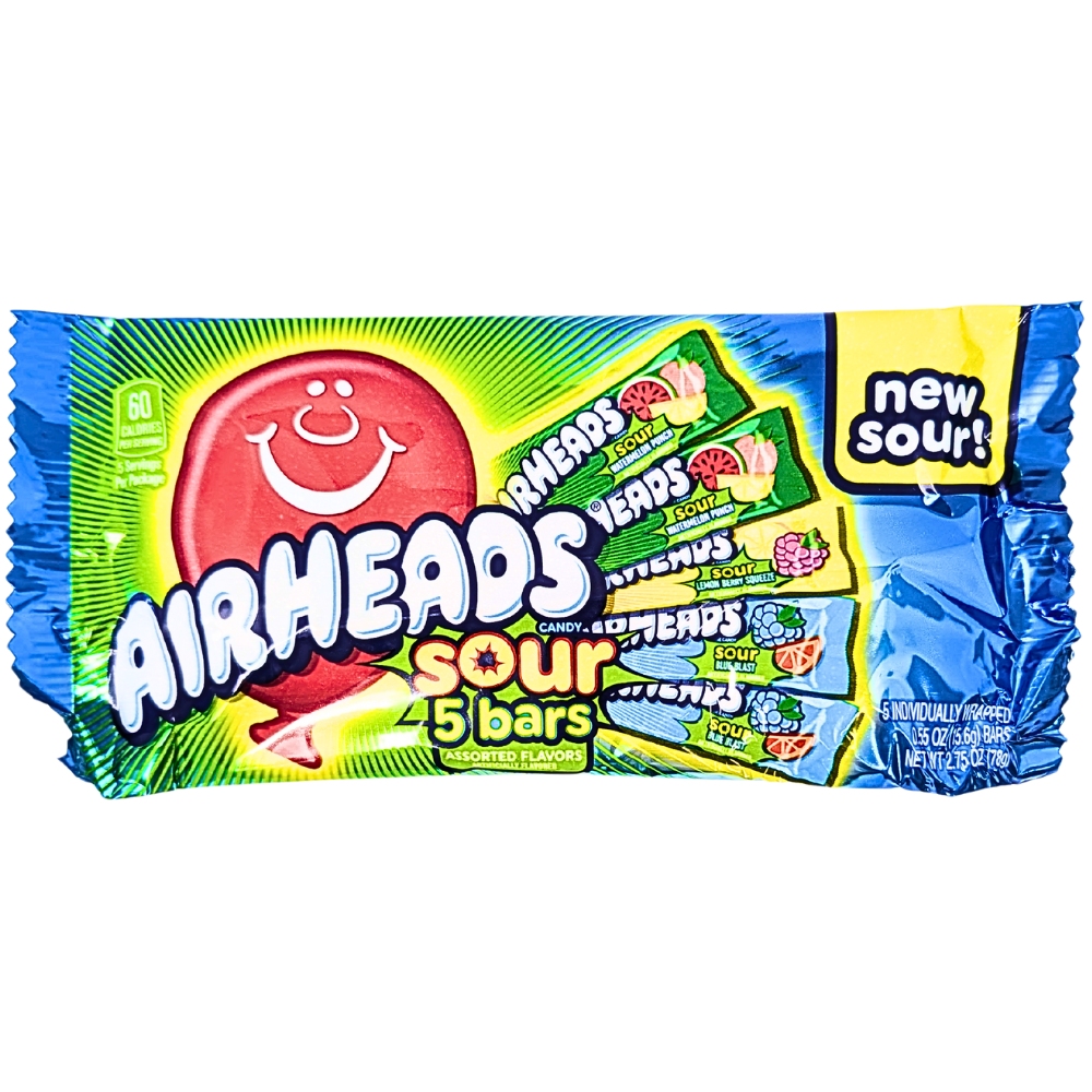 Airheads Sour 5 Bars - 2.75oz