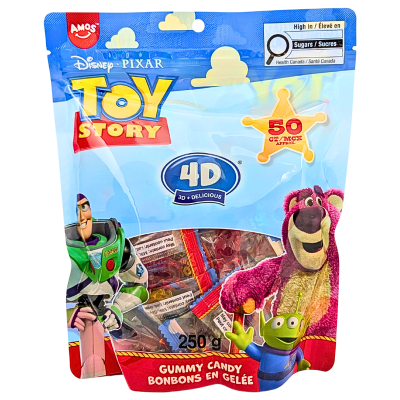 Amos 4D Gummy Toy Story 50ct - 250g
