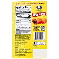Amos 4D Mini Fast Food Gummy - 100g