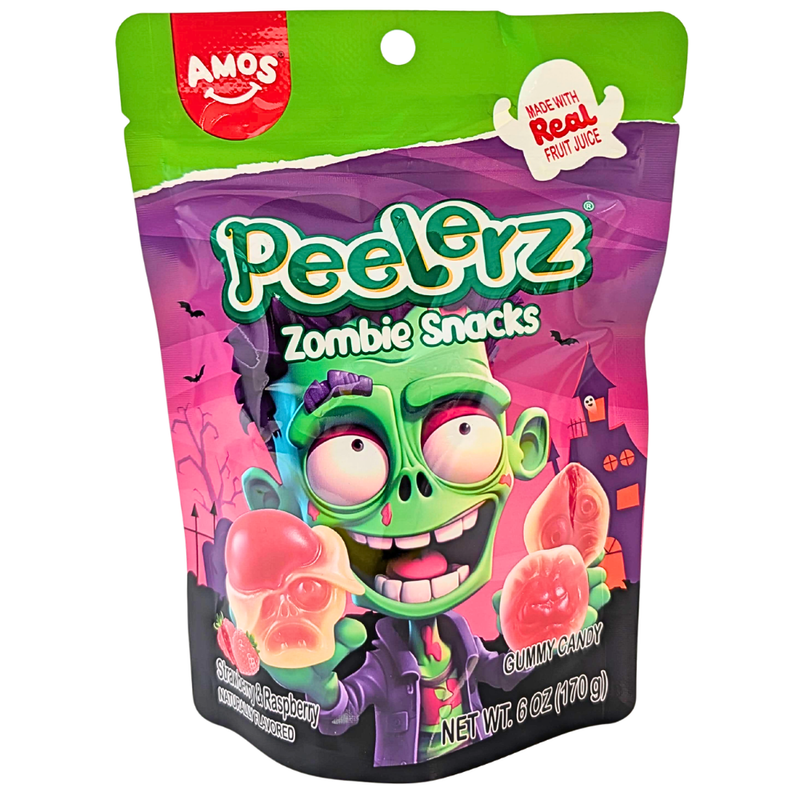 Amos Halloween Peelerz Zombie Snacks - 6oz