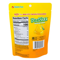 Amos Peelerz Gummy Mango - 6oz  Nutrition Facts Ingredients - Amos - Amos Candy - Peelerz - Peelerz Candy - Amos Peelerz - Peelerz Mango - Mango Gummy - Mango Candy