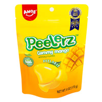 Amos Peelerz Gummy Mango - 6oz - Amos - Amos Candy - Peelerz - Peelerz Candy - Amos Peelerz - Peelerz Mango - Mango Gummy - Mango Candy