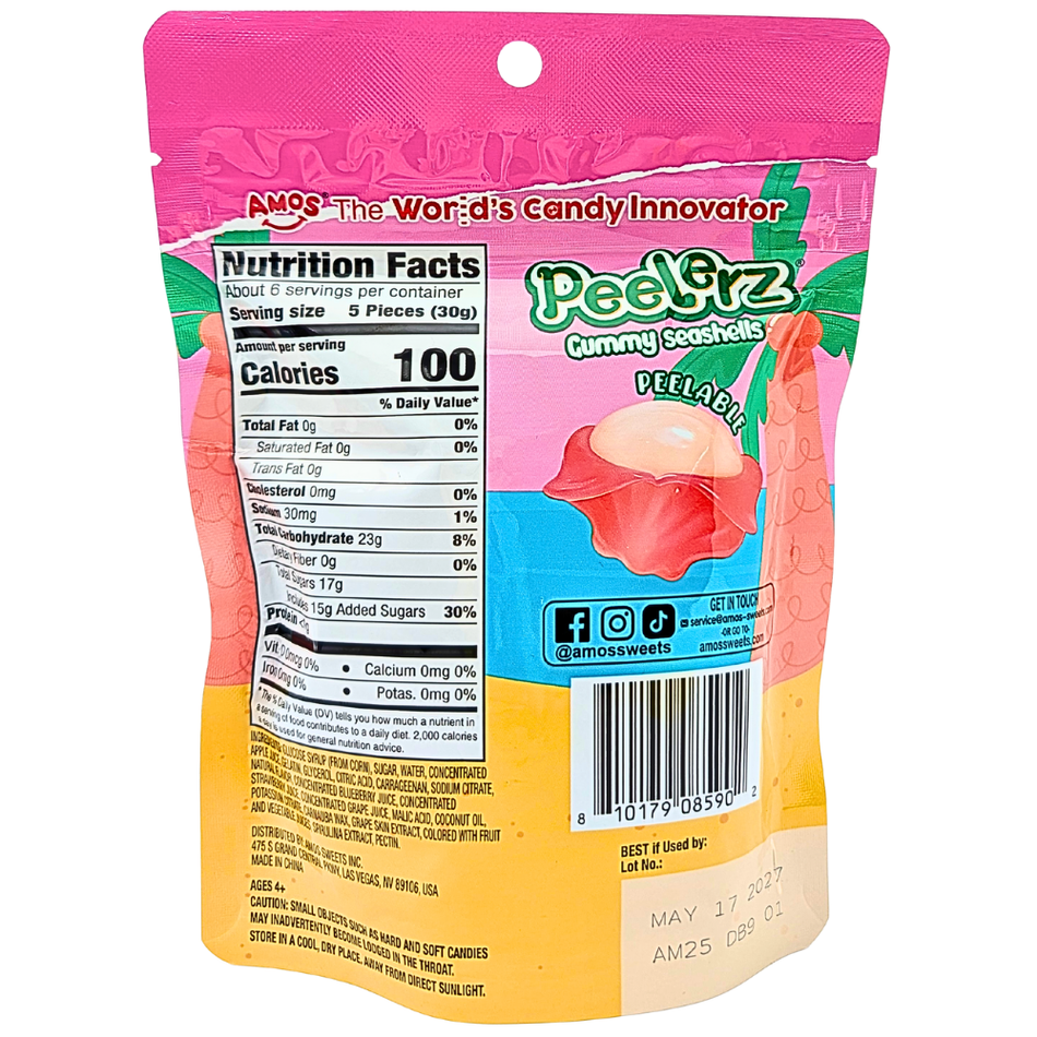 Amos Peelerz Seashells - 6oz