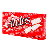 Andes Peppermint Crunch Thins - 4.67oz - Andes Peppermint Crunch Thins - Christmas Chocolate Treat - Minty Holiday Delights - Festive Chocolate Thins - Peppermint Infused Chocolates - Holiday Season Treats - Andes Candy