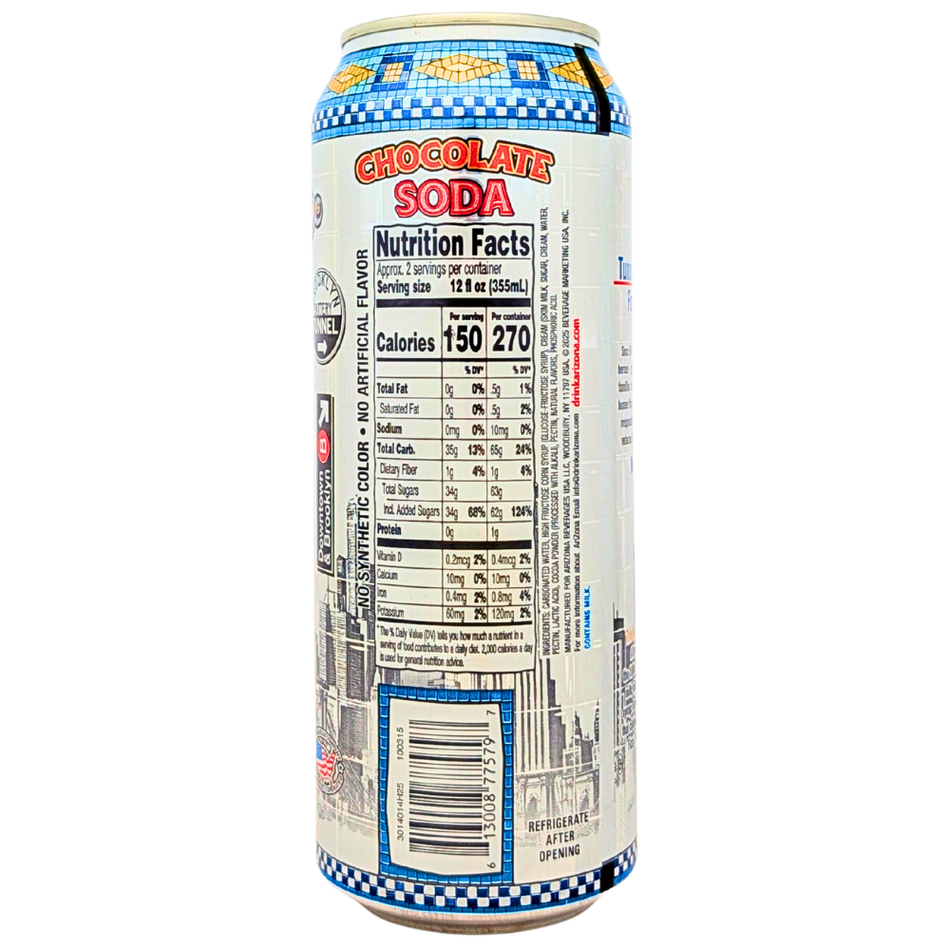 Arizona Chocolate Egg Cream Soda - 22oz