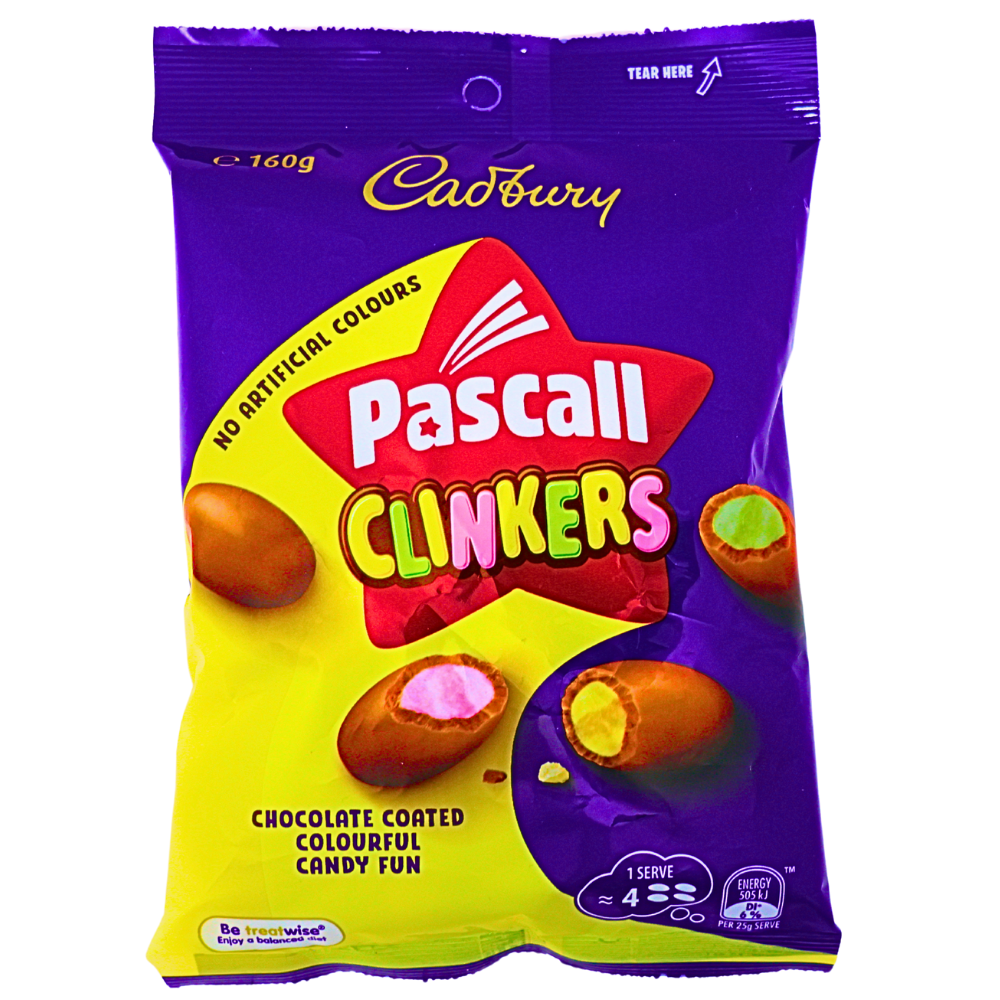 Cadbury Pascall Clinkers - 160g (Aus)