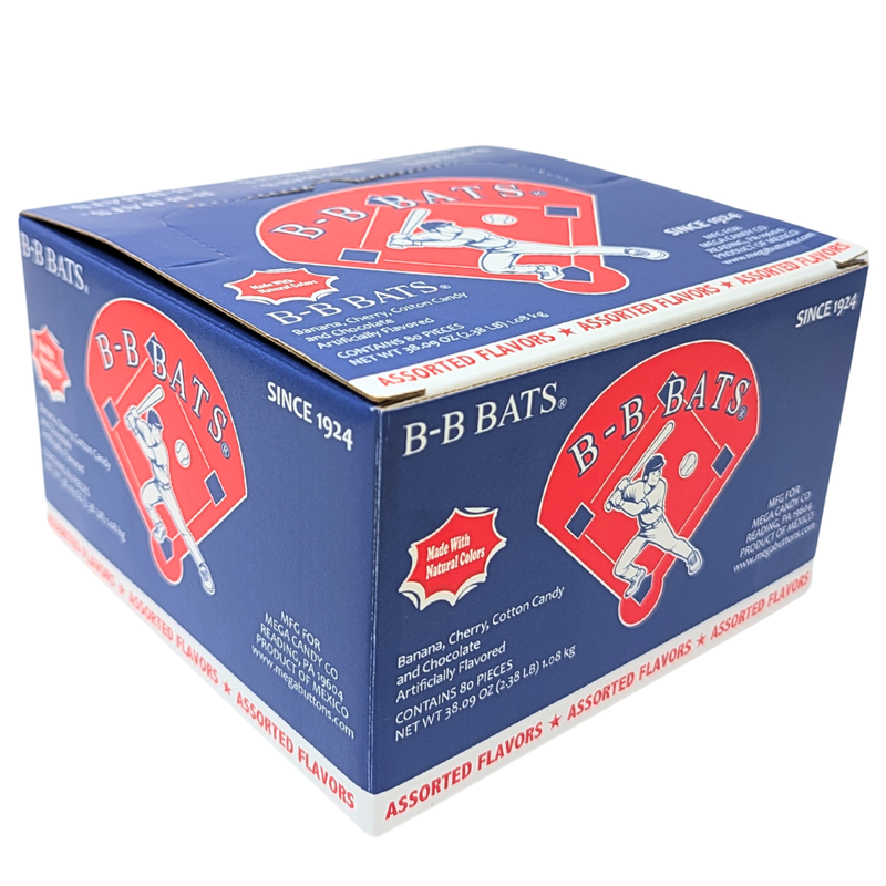 B-B Bats Taffy Lollipops - 80ct