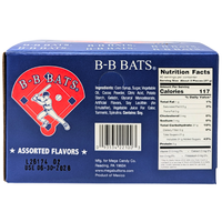 B-B Bats Taffy Lollipops - 80ct