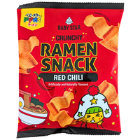 Baby Star Crunchy Ramen Snack Red Chili - 70g