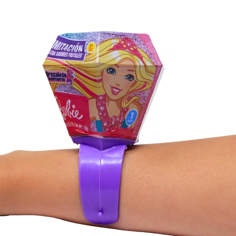 Barbie Diamante Bracelet with Jelly Candy - 60g