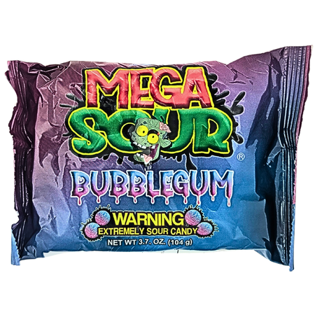 Barnetts Mega Sour Bubblegum (UK) - 104g