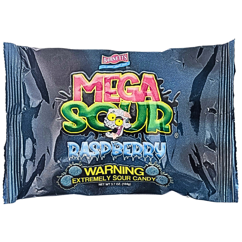 Barnetts Mega Sour Raspberry (UK) - 104g | Candy Funhouse – Candy ...