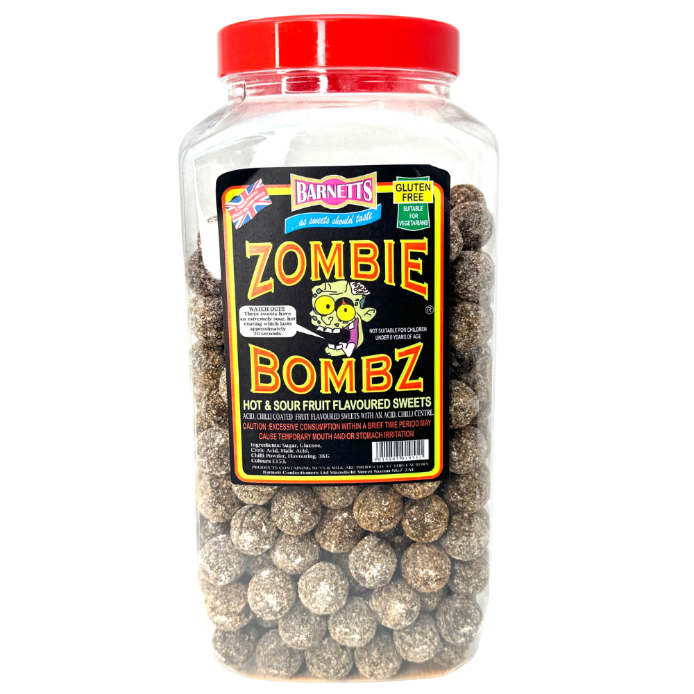 Bombz Barnetts Zombie Bombz Hot & Sour - 3kg | Candy Funhouse – Candy Funhouse CA