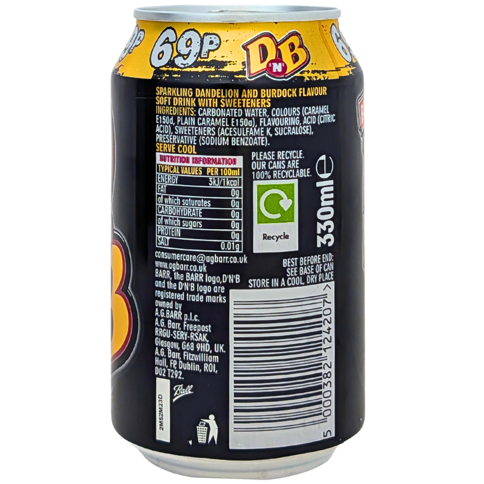 Barr Dandelion 'N' Burdock (UK) - 330mL