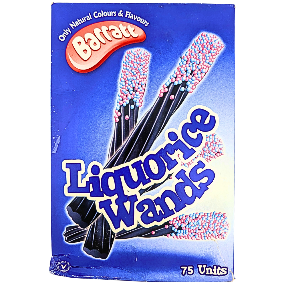 Barratt Liquorice Wands (UK) - 75ct | Candy Funhouse – Candy Funhouse CA