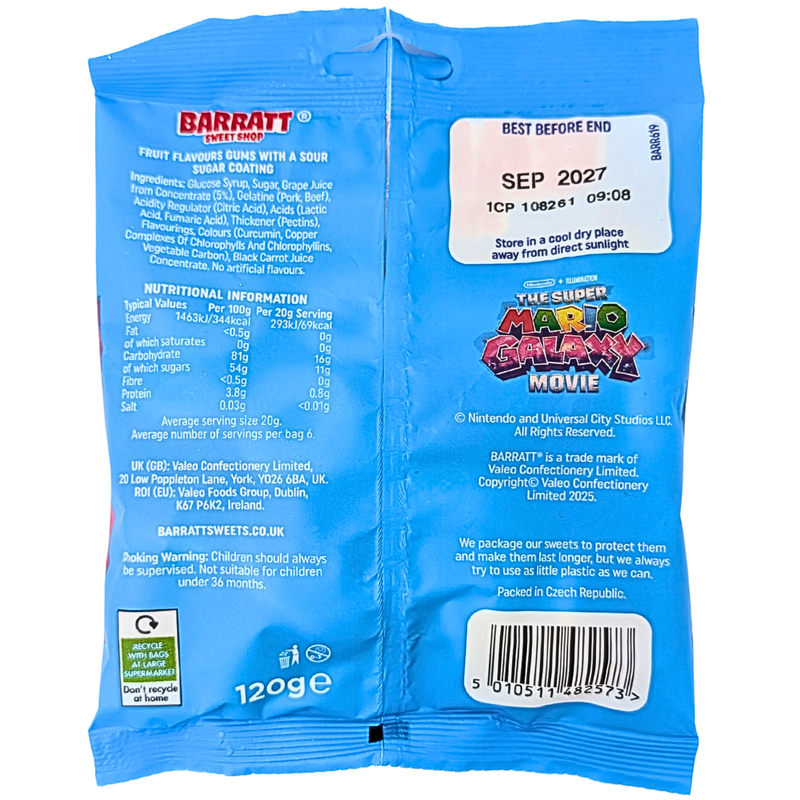 Barratt Super Mario Galaxy Mini Rings Mix (UK) - 120g