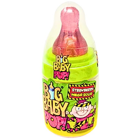 Bazooka Big Baby Pop Mega Sour (UK) - 32g