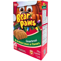 Bear Paws Gingerbread Cookies - 210g