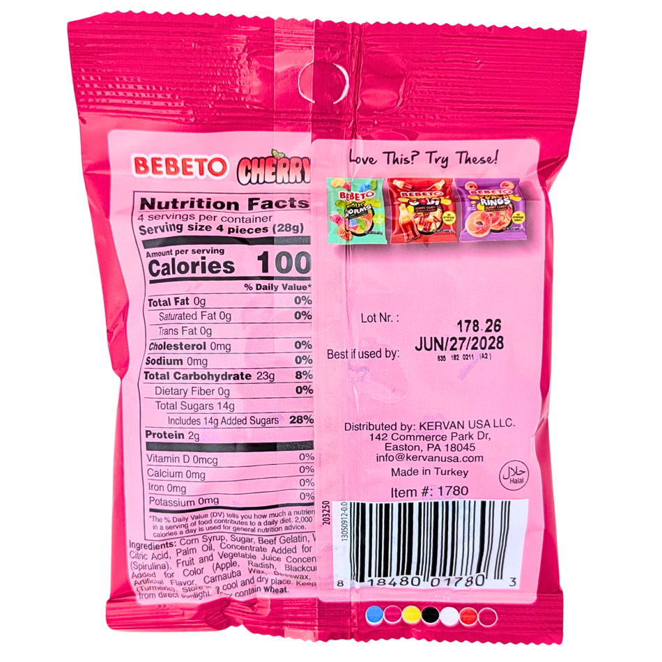 Bebeto Cherry Gummy - 4oz