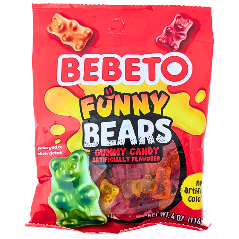 Bebeto Funny Bears Gummy - 4oz