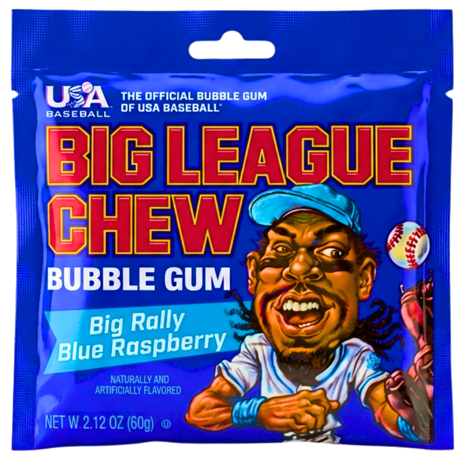 Big League Chew Blue Raspberry - 2.12oz 