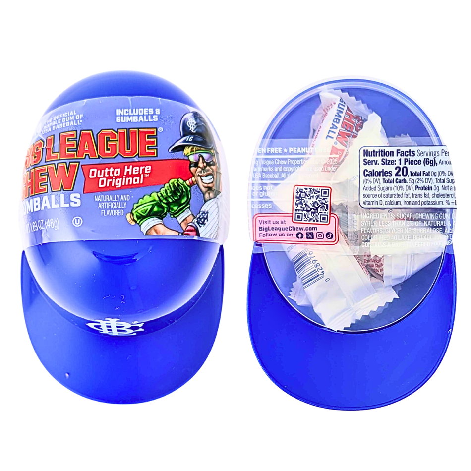 Big League Chew Gumball Helmets (8pc) - 2.52oz