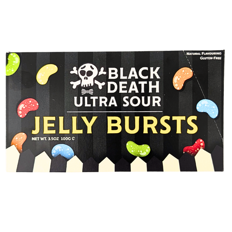 Black Death Ultra Sour Jelly Bursts (UK) - 100g