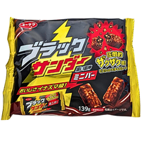 Black Thunder Mini Chocolate Bars 12ct (Japan) - 139g