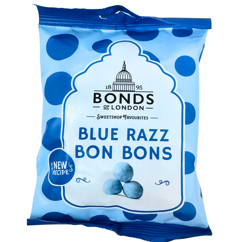bonbon Bonds Blue Razz Bon Bons (UK) - 110g | Candy Funhouse – Candy