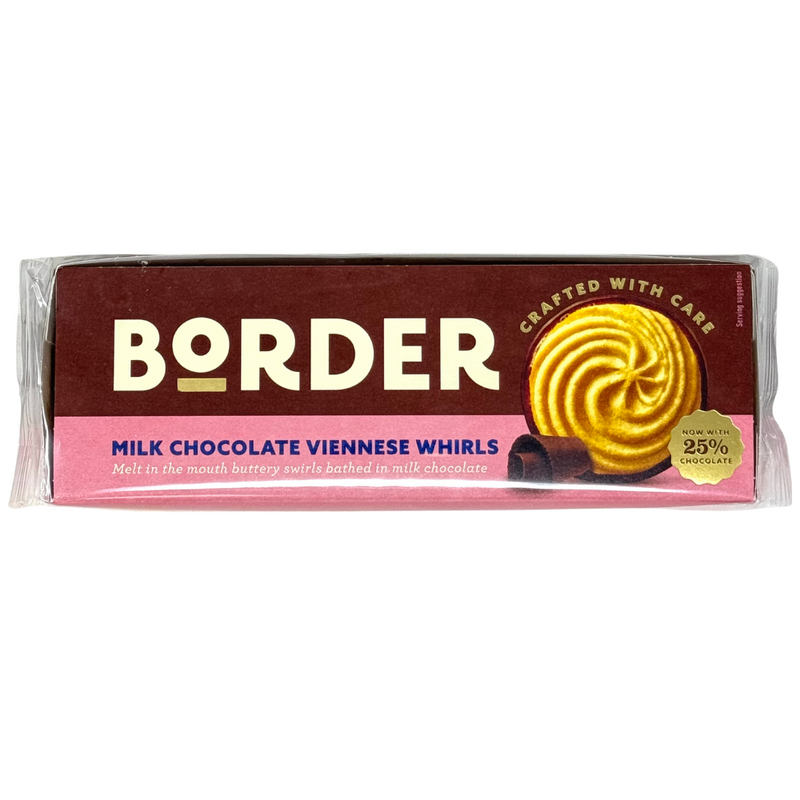 Border Chocolate Milk Chocolate Viennese Whirls (UK) - 150g