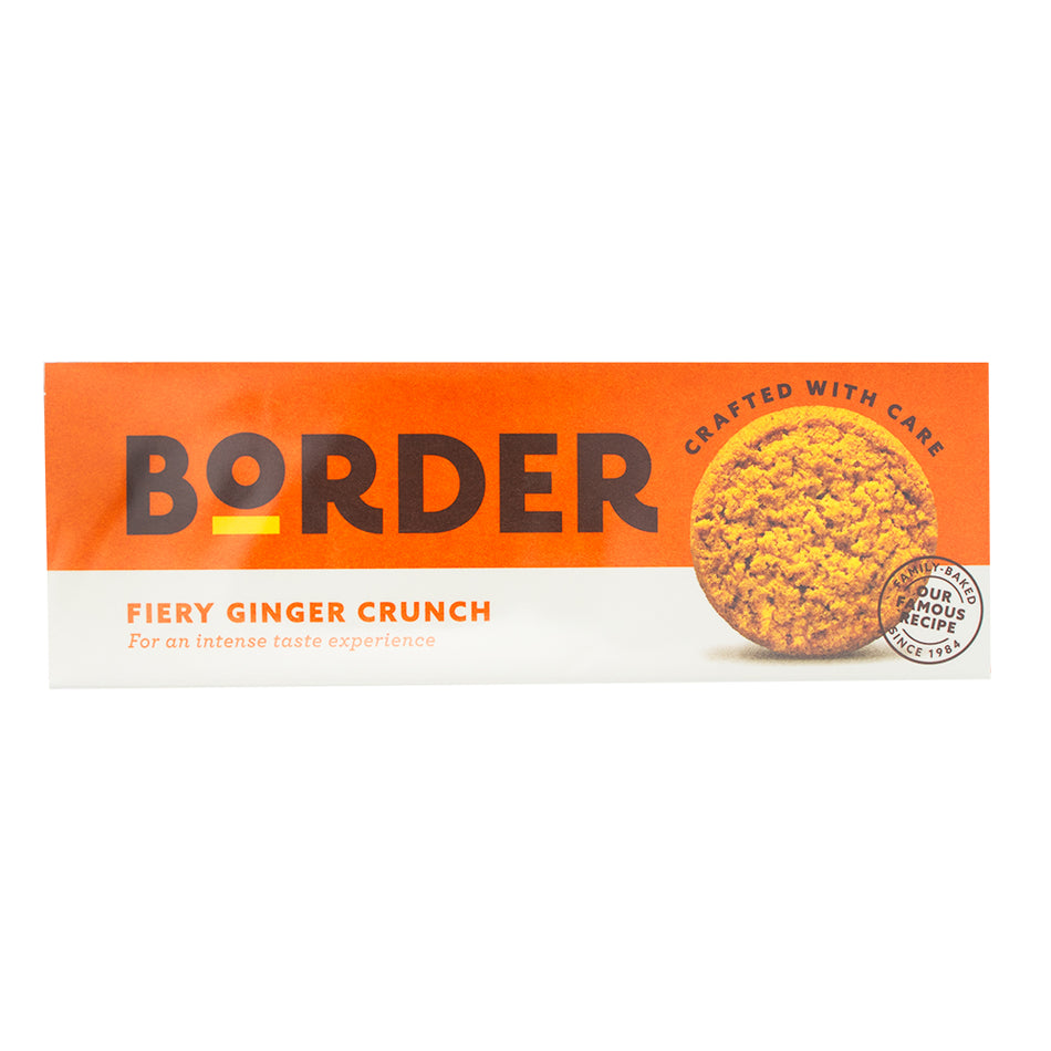 Border Fiery Ginger Crunch (UK) - 135g - Border Cookies - Ginger Cookies - Ginger Cookie