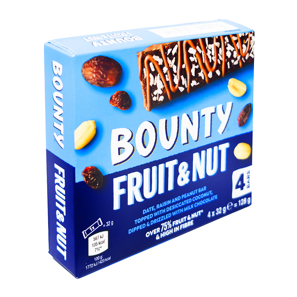 Bounty Triple Treat Fruit & Nut(UK) - 128g | Candy Funhouse – Candy ...