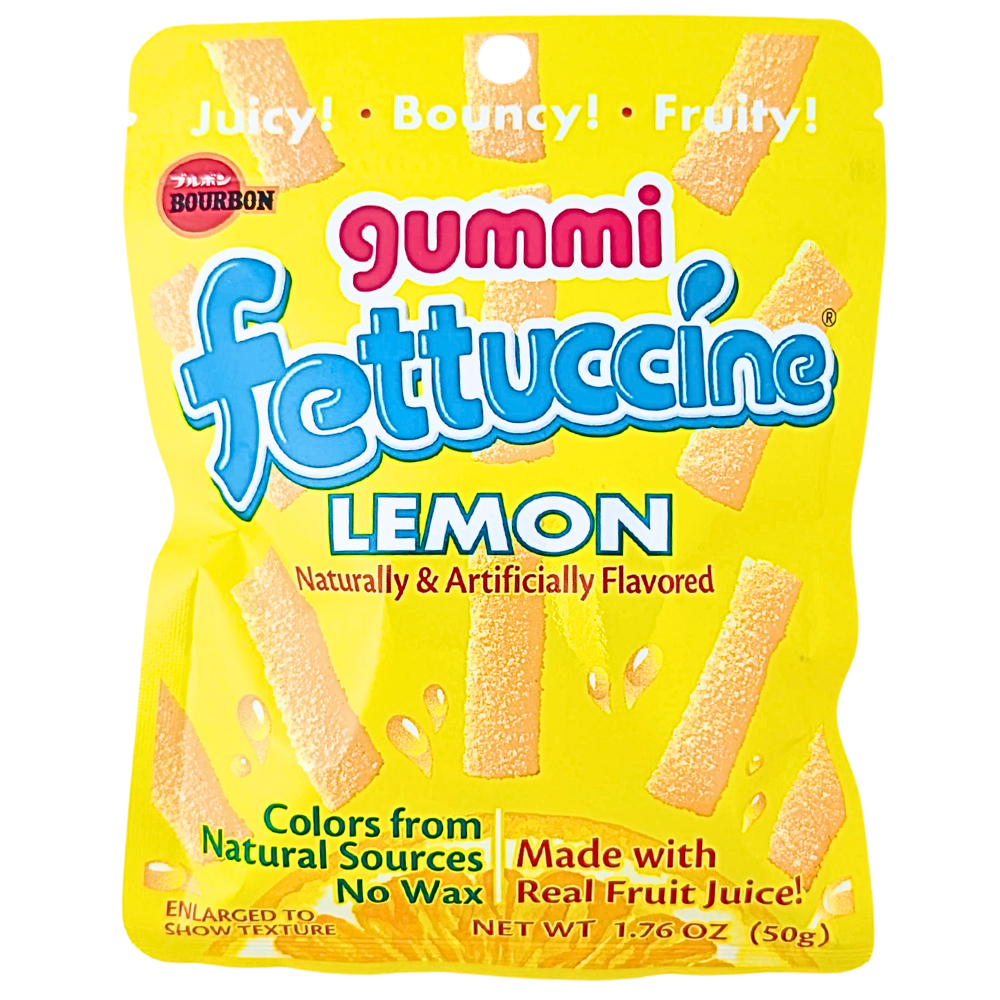 Bourbon Gummi Fettuccine Lemon (Japan) - 50g