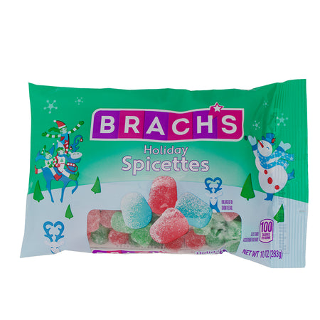 Brach's Holiday Spicettes - 10oz - Brach's Holiday Spicettes - Festive Gumdrop Candy - Holiday Spice Flavours - Christmas Candy Delights - Seasonal Sweet Treats - Spiced Gumdrops - Cinnamon and Clove Candy - Holiday Dessert Decorating - Christmas Candy Gift Ideas - Christmas Candy - Christmas Treats