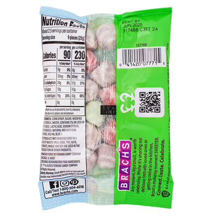 Elf Swirly Twirly Gum Drops - 2.5oz Nutrition Facts Ingredients