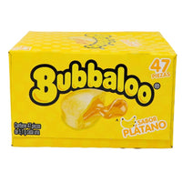 Bubbaloo Platano (Banana) Liquid Filled Bubblegum - 47ct Box