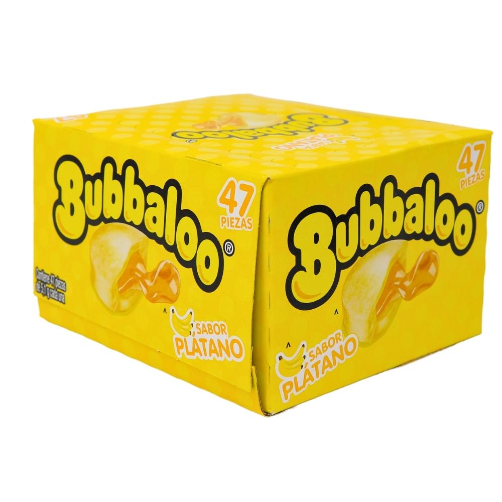 Bubbaloo Platano (Banana) Liquid Filled Bubblegum - 47ct Box