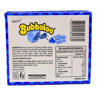 Bubbaloo Mora Azul (Blueberry) Liquid Filled Bubblegum - 47ct Box Nutrition Facts Ingredients
