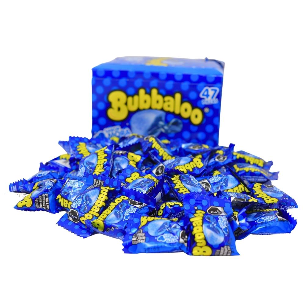 Bubbaloo Mora Azul (Blueberry) Liquid Filled Bubblegum - 47ct Box