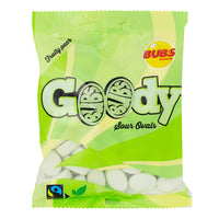 Bubs Goody Sour Pear Ovals - 90g