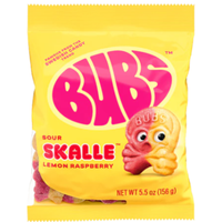 Bubs Sour Skull Lemon Raspberry - 5.5oz
