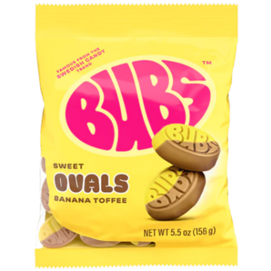 Bubs Sweet Ovals Banana Toffee - 5.5oz