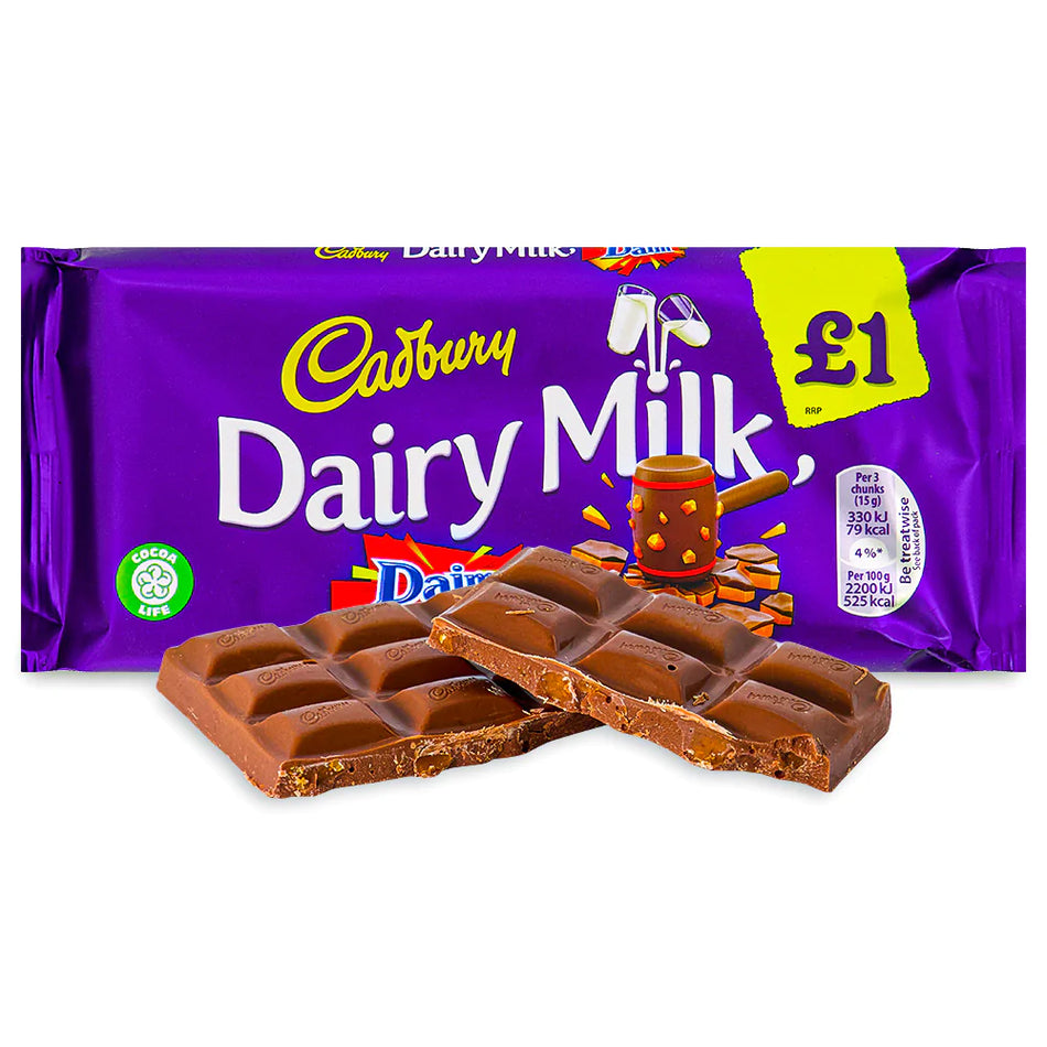 Cadbury Dairy Milk Daim (UK) - 120g *BB Jun 18 2026*