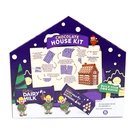 Cadbury Dairy Milk Chocolate House Kit (UK) - 840g 